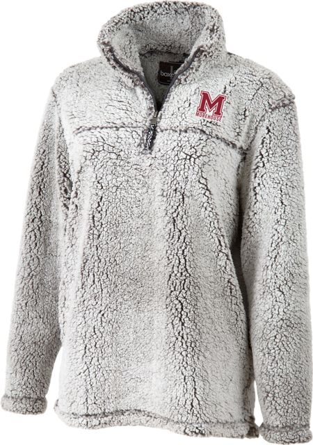 maroon sherpa pullover