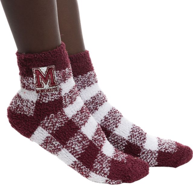 Morehouse College Buffalo Check Socks