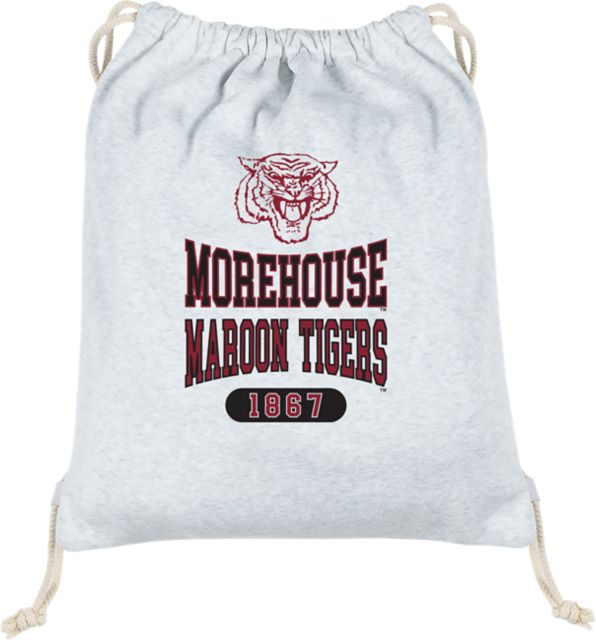 Morehouse College Maroon Tigers Sweatshirt Drawstring Bag