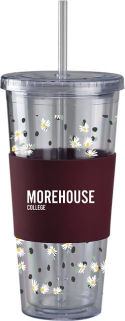 Morehouse College Acrylic Tumbler with Straw
