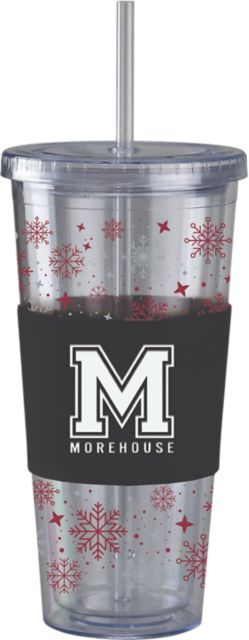 Morehouse College Straw Snowflake Tumbler