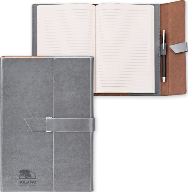 Solano Fabrizio Junior Portfolio w/Loop Closure Solano Community College Institutional Mark Engraved - ONLINE ONLY