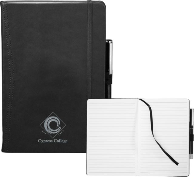 Cypress College Pedova Pocket Bound JournalBook Cypress College Logo No Text Vertical  Engraved - ONLINE ONLY