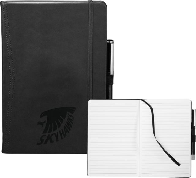 Sauk Valley Pedova Light Pocket Bound JournalBook Sauk Valley CC Mascot Engraved - ONLINE ONLY