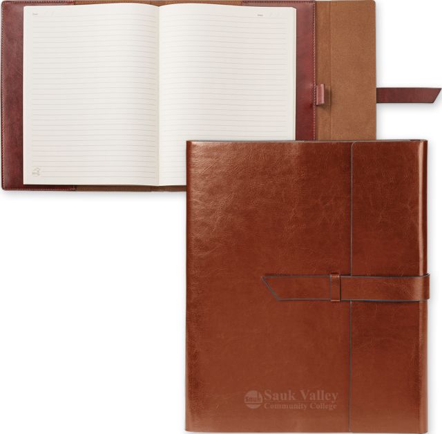 Sauk Valley Fabrizio Portfolio w/Loop Closure Sauk Valley CC Primary Wordmark Engraved - ONLINE ONLY