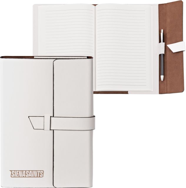 Siena Fabrizio Junior Portfolio w/Loop Closure Siena Saints Wordmark Flat Engraved - ONLINE ONLY