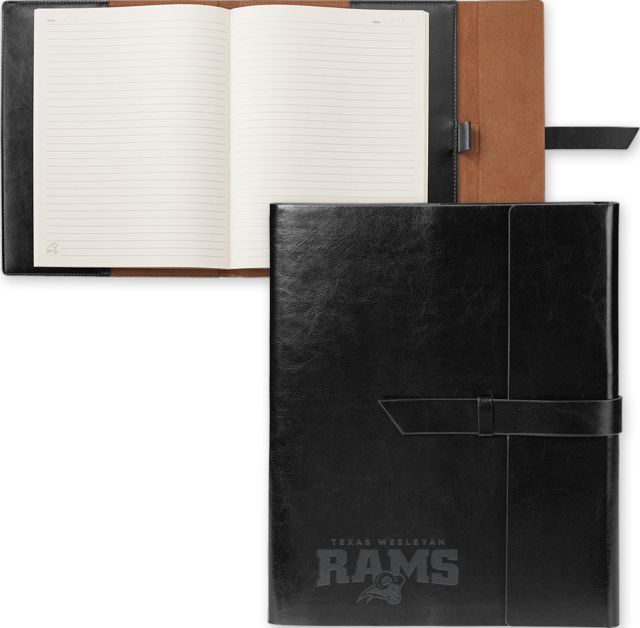 Texas Wesleyan Fabrizio Portfolio w/Loop Closure Primary Mark  Engraved - ONLINE ONLY