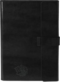 Arkansas Pine Bluff Fabrizio Junior Portfolio w/Loop Closure Golden Lion Head Engraved - ONLINE ONLY