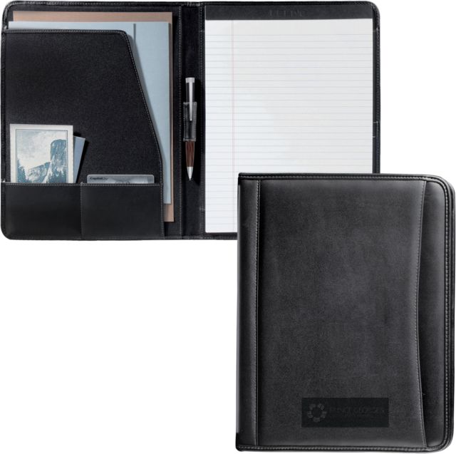 Prince George Millennium Leather Writing Pad Prince Georges Community College Logo Engraved - ONLINE ONLY