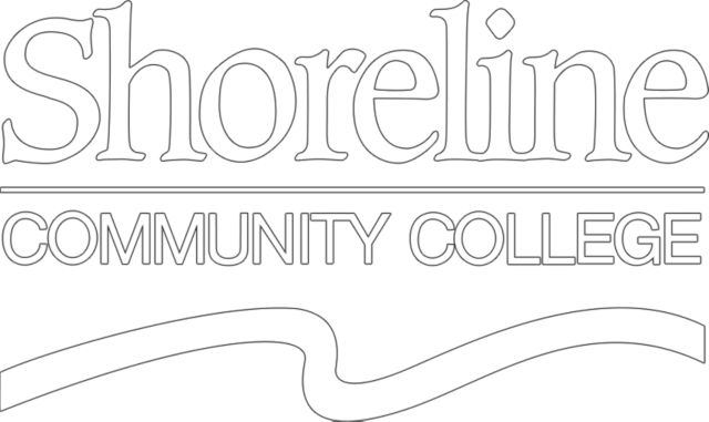 Shoreline Medium Decal Shoreline Community College Primary Word mark - ONLINE ONLY