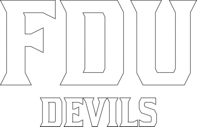 FDU Devils Medium Decal FDU Devils Stacked - ONLINE ONLY