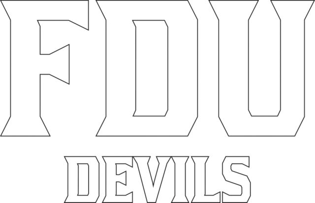 FDU Devils Large Decal FDU Devils Stacked - ONLINE ONLY