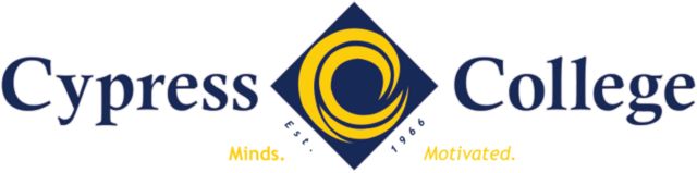 Cypress College Medium Decal Cypress College Logo Horizontal - ONLINE ONLY