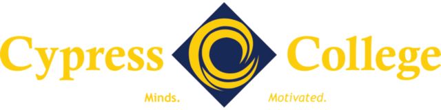 Cypress College Medium Decal Cypress College Logo Horizontal - ONLINE ONLY