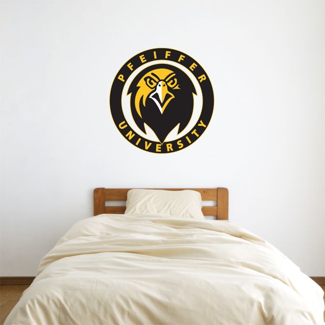 Pfeiffer 3 ft x 3 ft Fan WallSkinz Pfeiffer University in Circle - ONLINE ONLY
