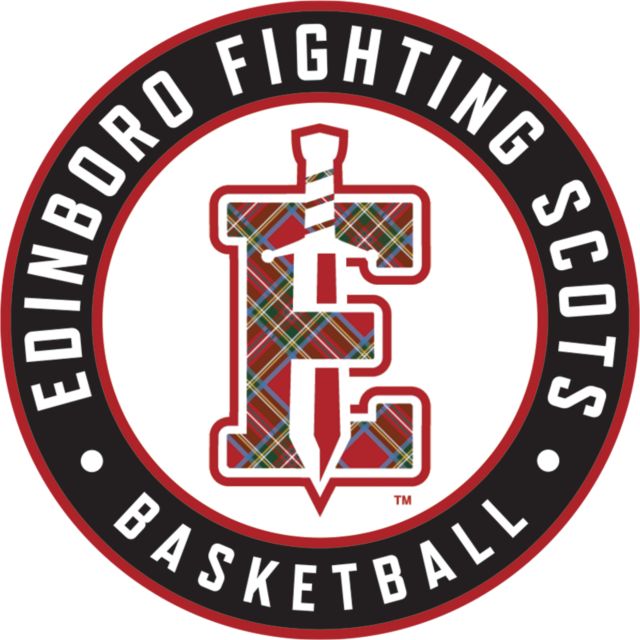 PennWest Edinboro Medium Decal Edinboro E Sword Circle - Basketball - ONLINE ONLY