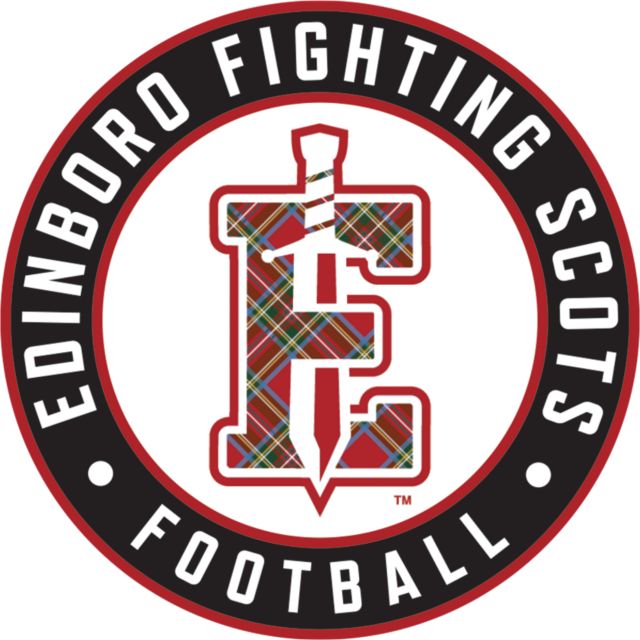 PennWest Edinboro Medium Decal Edinboro E Sword Circle - Football - ONLINE ONLY