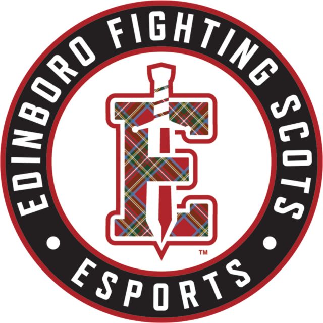 PennWest Edinboro Medium Decal Edinboro E Sword Circle - ESports - ONLINE ONLY