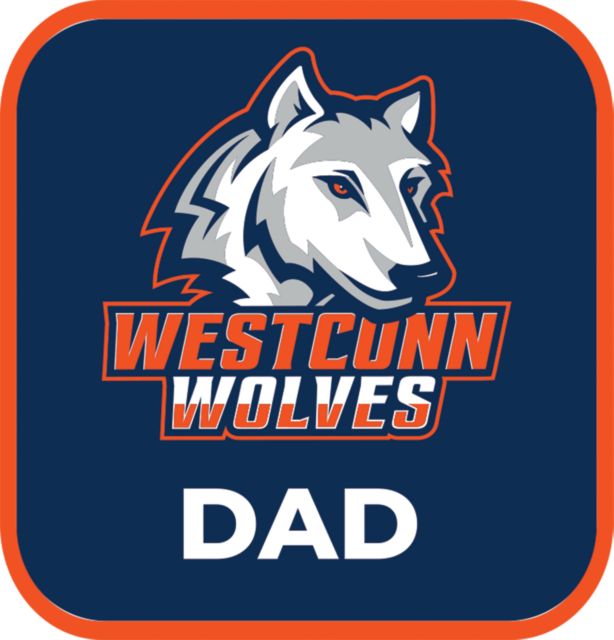 Western Connecticut Medium Decal Dad WCSU - ONLINE ONLY