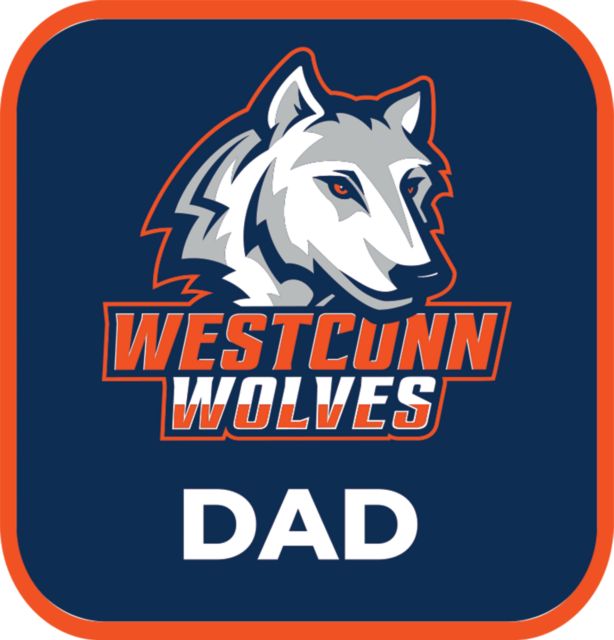 Western Connecticut Large Decal Dad WCSU - ONLINE ONLY