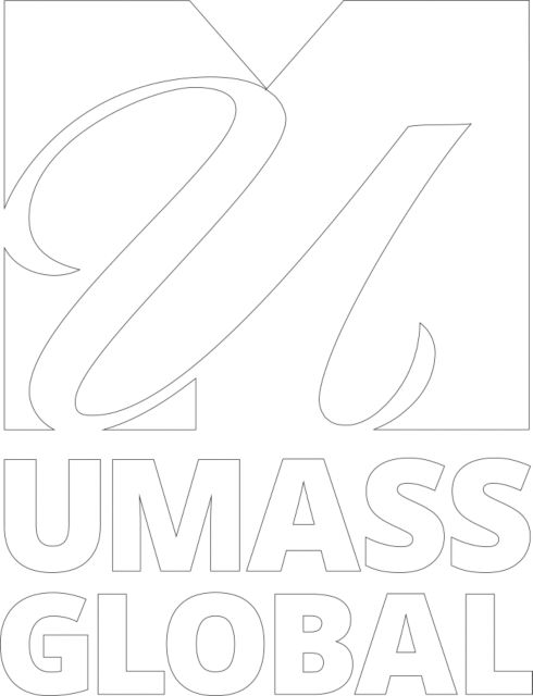UMass Global Large Decal  UMass Global Primary Logo Stacked - ONLINE ONLY