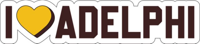 Adelphi Medium Decal I Heart Adelphi - ONLINE ONLY