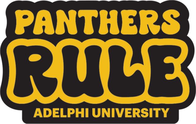 Adelphi Medium Decal Adelphi University Panthers Rule - ONLINE ONLY