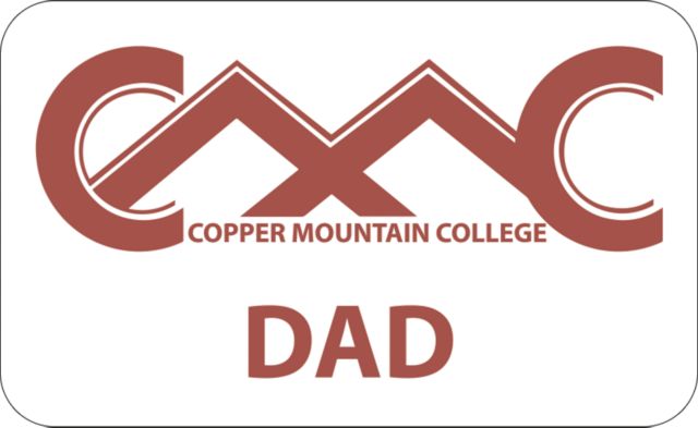 Copper Mountain Medium Decal Copper Mountain College Dad - ONLINE ONLY