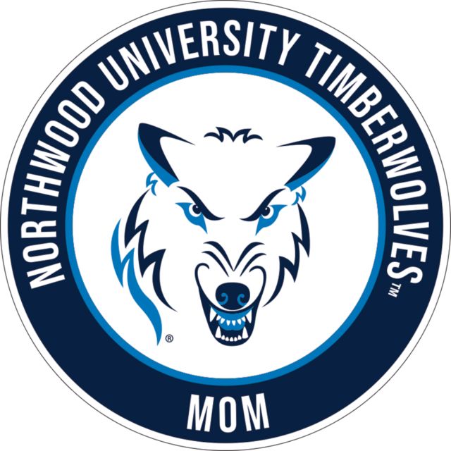 Northwood Medium Decal Northwood University Timberwolves Mom - ONLINE ONLY
