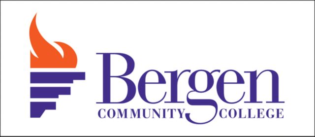 Bergen CC Medium Decal Bergen Community College Wordmark - ONLINE ONLY