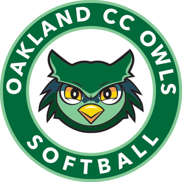 Oakland Comm College Medium Decal OCC Owls - Softball - ONLINE ONLY