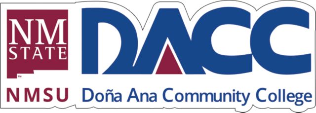 Dona Ana Medium Decal Dona Ana Community College Wordmark w NMSU Logo