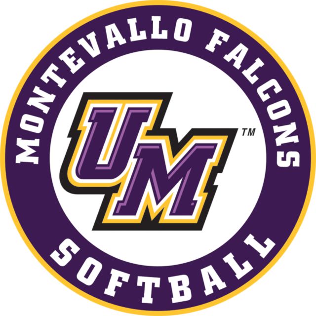 Montevallo Medium Decal Montevallo Falcons Softball - ONLINE ONLY