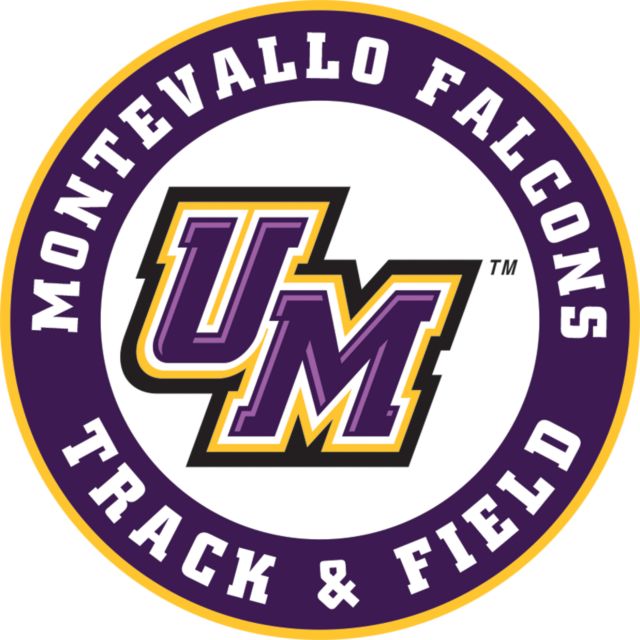Montevallo Medium Decal Montevallo Falcons Track and Field - ONLINE ONLY