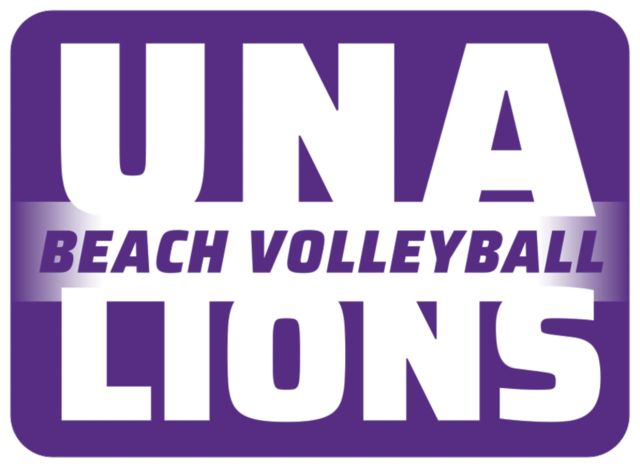 North Alabama Decal Beach Volleyball UNA Lions - ONLINE ONLY