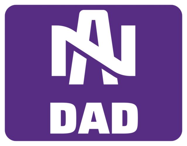 North Alabama Large Decal Dad NA Ligature - ONLINE ONLY