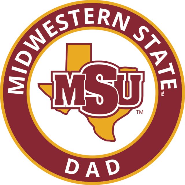 Midwestern State Medium Decal Dad - MSU - ONLINE ONLY