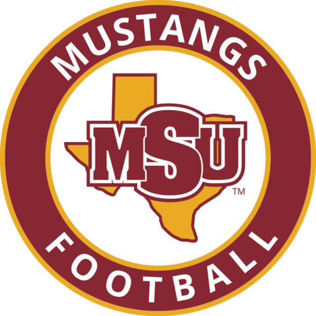 Midwestern State Medium Decal Football - MSU - ONLINE ONLY