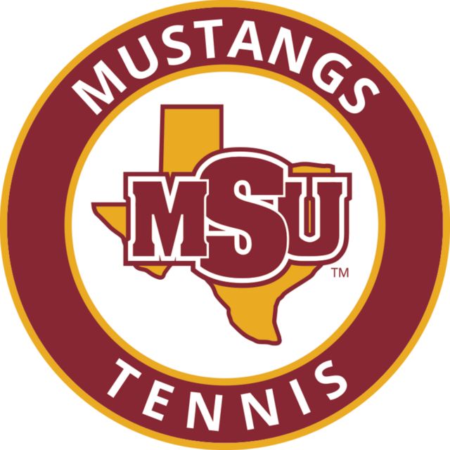 Midwestern State Medium Decal Tennis - MSU - ONLINE ONLY