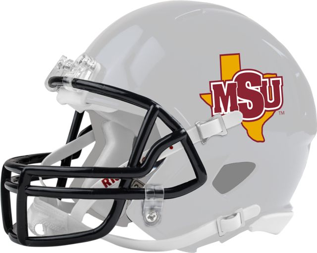 Midwestern State Riddell Replica Mini Helmet MSU Logo - ONLINE ONLY