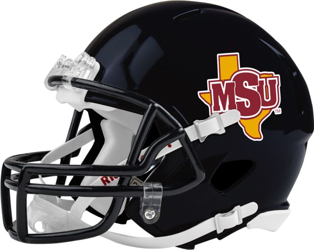 Midwestern State Riddell Replica Mini Helmet MSU Logo - ONLINE ONLY