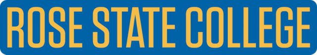 Rose State Large Decal Rose State College Flat - ONLINE ONLY