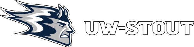 UW Stout Extra Large Decal Blaze UW-Stout Lock Up - Flat - ONLINE ONLY