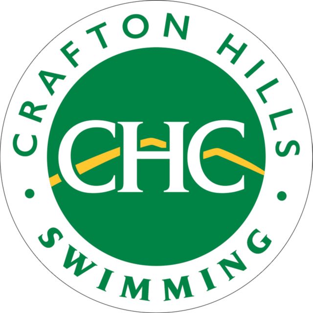 Crafton Hills Medium Decal Crafton Hills College Alternative Mark - Swimming - ONLINE ONLY