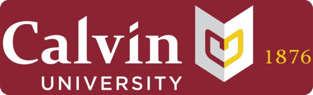 Calvin Univ Large Decal University Logo 1876 Horizontal - ONLINE ONLY