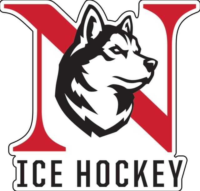 Northeastern Medium Decal Northeastern Husky - Ice Hockey - ONLINE ONLY