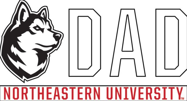 Northeastern Medium Decal Northeastern University Dad - ONLINE ONLY