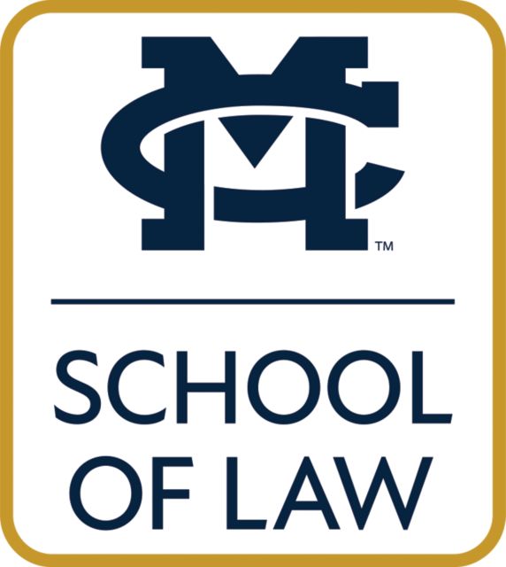 Mississippi College Medium Decal MC School of Law - Stacked - ONLINE ONLY