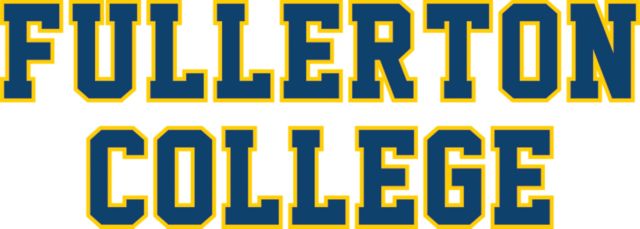 Fullerton College Large Decal Fullerton College Stacked - ONLINE ONLY