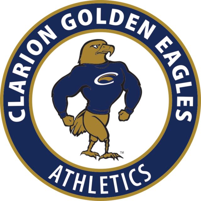 PennWest Clarion Medium Decal Clarion Golden Eagles Circle - Athletics - ONLINE ONLY